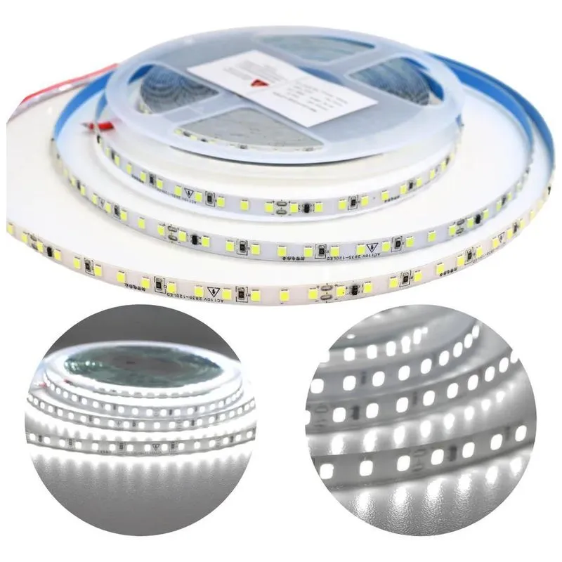 3x 10m Fita Led 120led/m Direta Energia Para Perfil Luz Bran