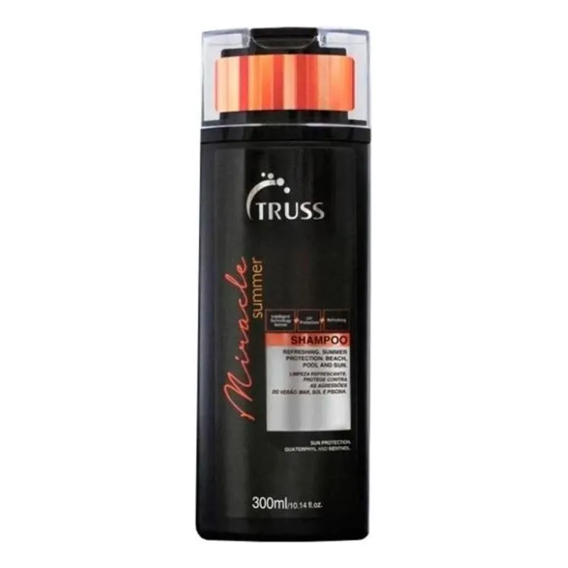 3x Shampoo Truss Miracle Summer 300ml