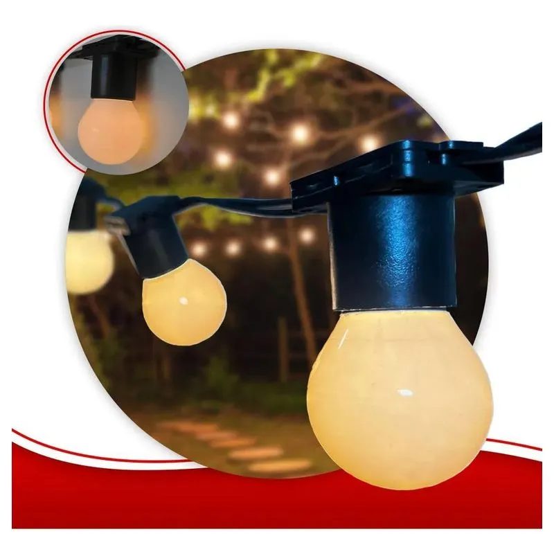 Varal De Luz Cordão Iluminação Gambiarra 30m C/lâmpadas Lt