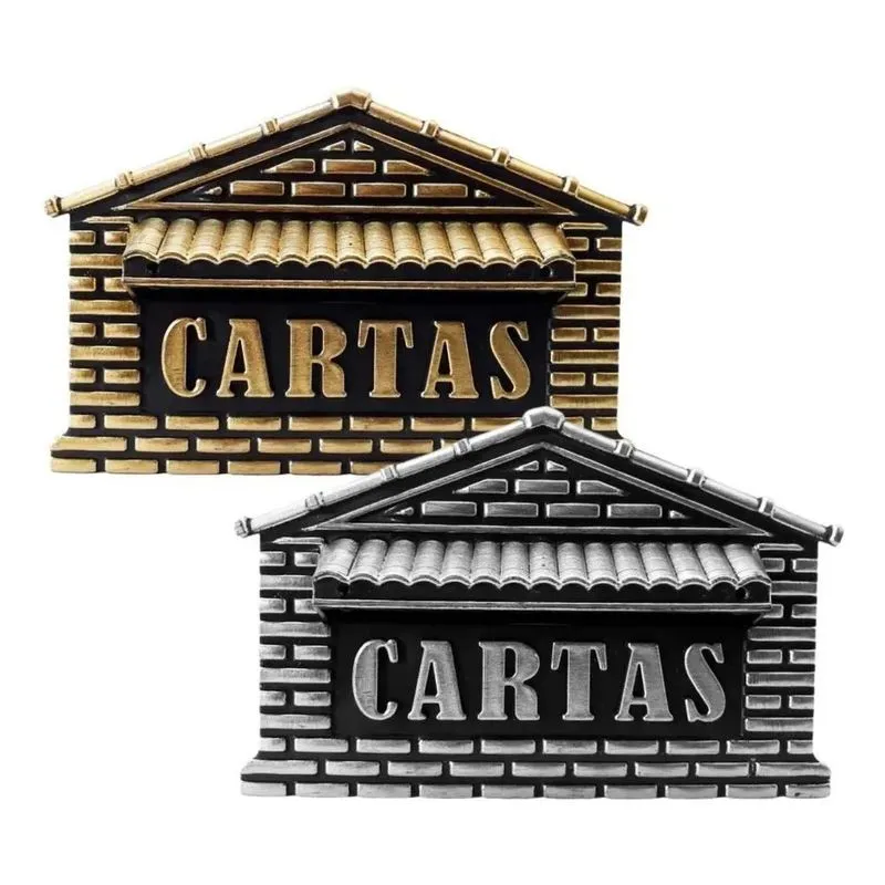 3x Caixa De Correspondencia Plastic04 Ouro Grade Mu