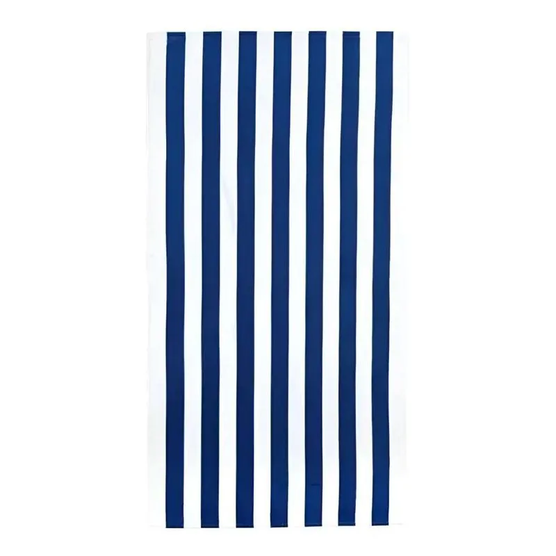 Toalha Dohler Listra Azul Seca Rápido Praia Piscina Cabana