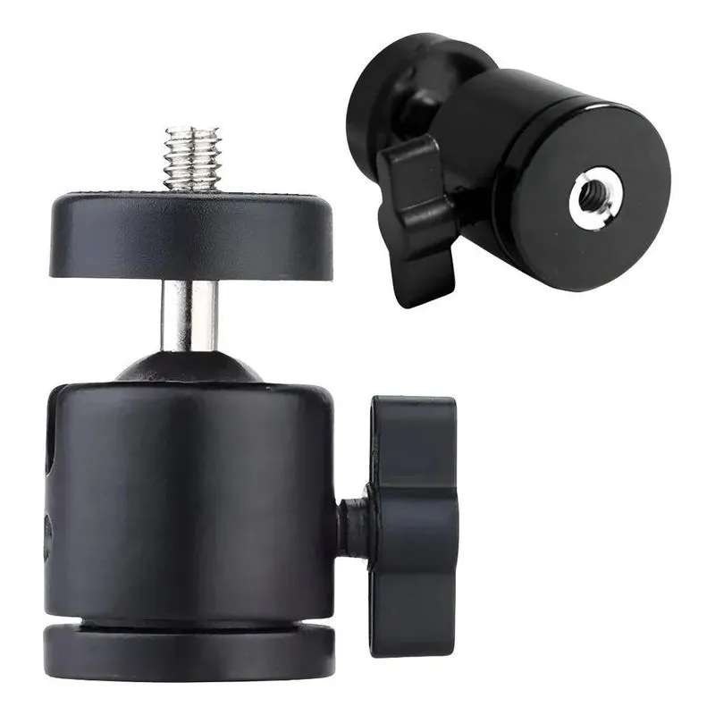10x Adaptador Ballhead Para Tripe Ring Light Pedestal 1/4 O