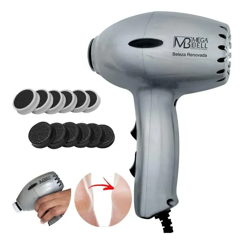 10x Pedicuro Profissional Lixa Elétrica Esfoliador Pés Tira