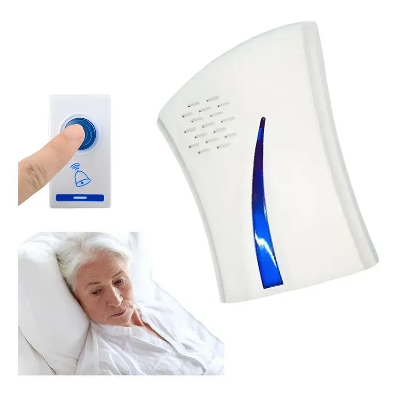 5x Campainha Para Idoso Sem Fio Para Quarto Pessoas Doentes