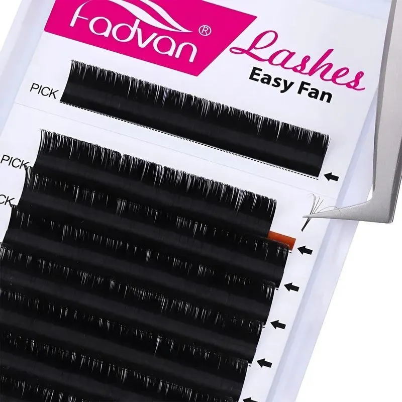 2x Cílios Fadvan Easy Fan Fashes Tamanho Único - Volume Russ