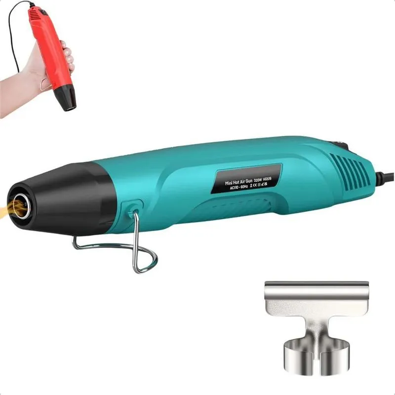 10x Soprador Térmico Com Bico 320w De Ar Quente Portátil