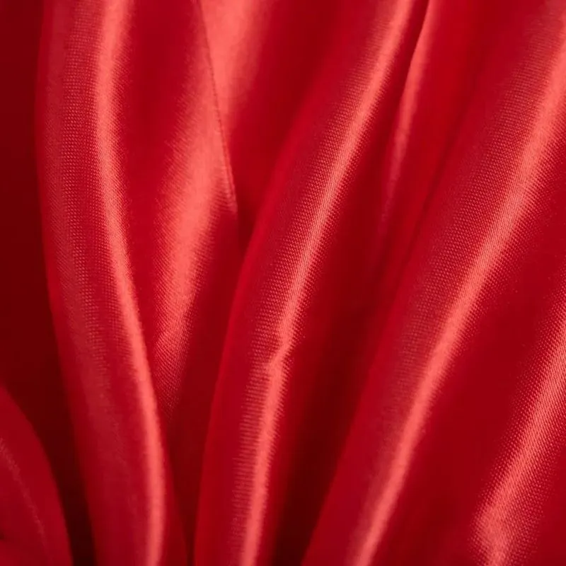 10 Toalhas De Cetim Cobre Mancha 75x75 Cm Sob Vermelho