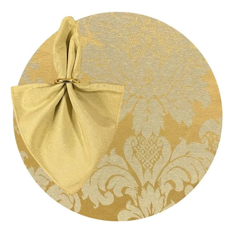 Kit Mesa Posta Sousplat Supla Completo Promoc 02 Dourado / O