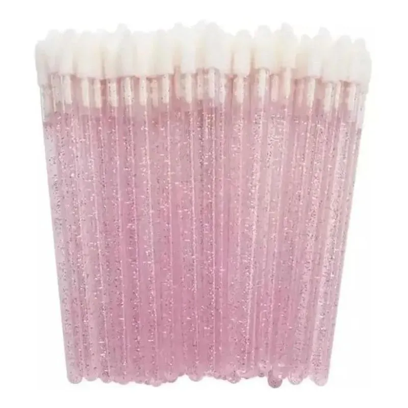 10x 500 Pincel/aplicador Descartável De Batom Gloss
