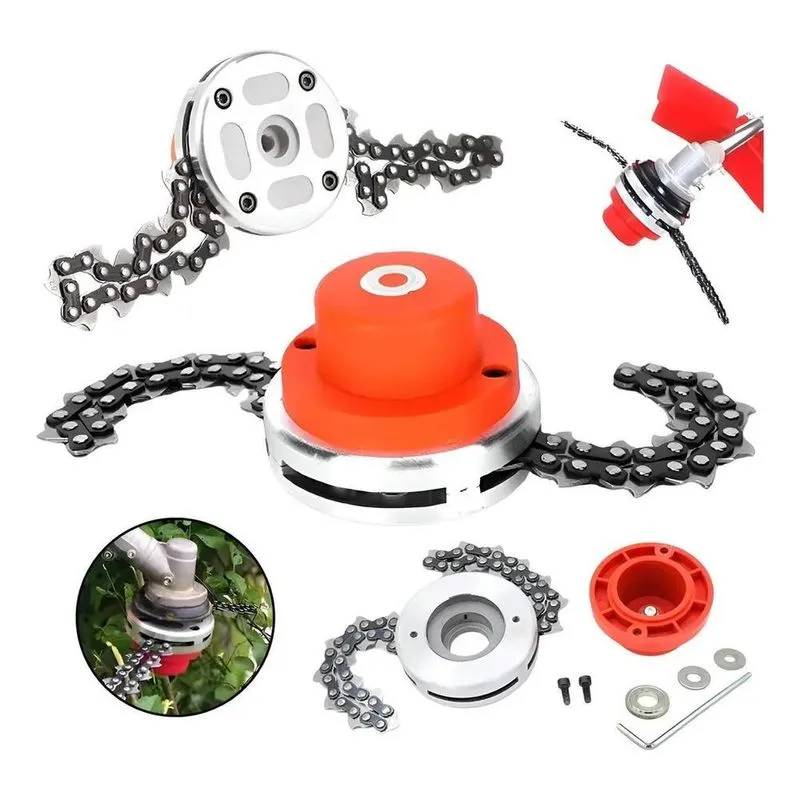 3x Trimmer Com Corrente Motosserra Lâmina Para Roçadeira Sti