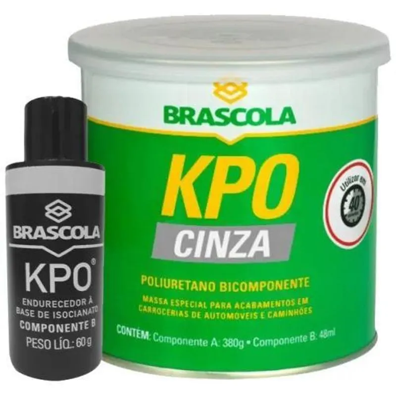 3x Kpo Brascoved Bicomponente Cinza 440g - Brascola