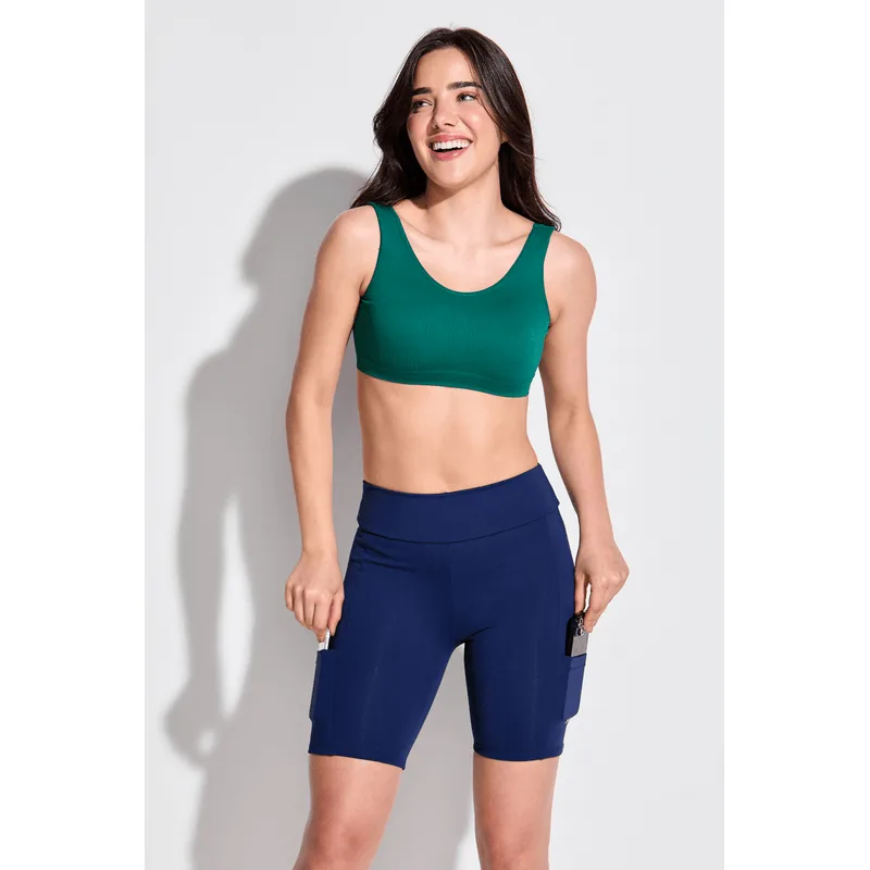 Bermuda Trifil AF Bas. Bolso Tamanho: EG | Cor: Marinho
