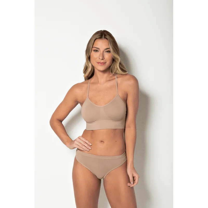 Calcinha Bodyfresh Frescor e Conforto Todo Dia Tamanho: G | Cor: Macadâmia