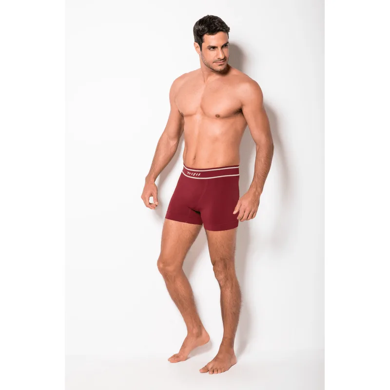 Cueca Trifil Boxer Lisa Tamanho: M | Cor: Cranberry Juice