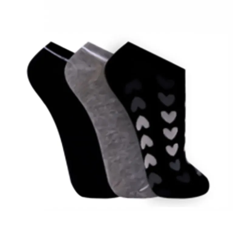 Kit Meia Feminina Soquete 3I Estampada com 3 unidades Trifil Socks