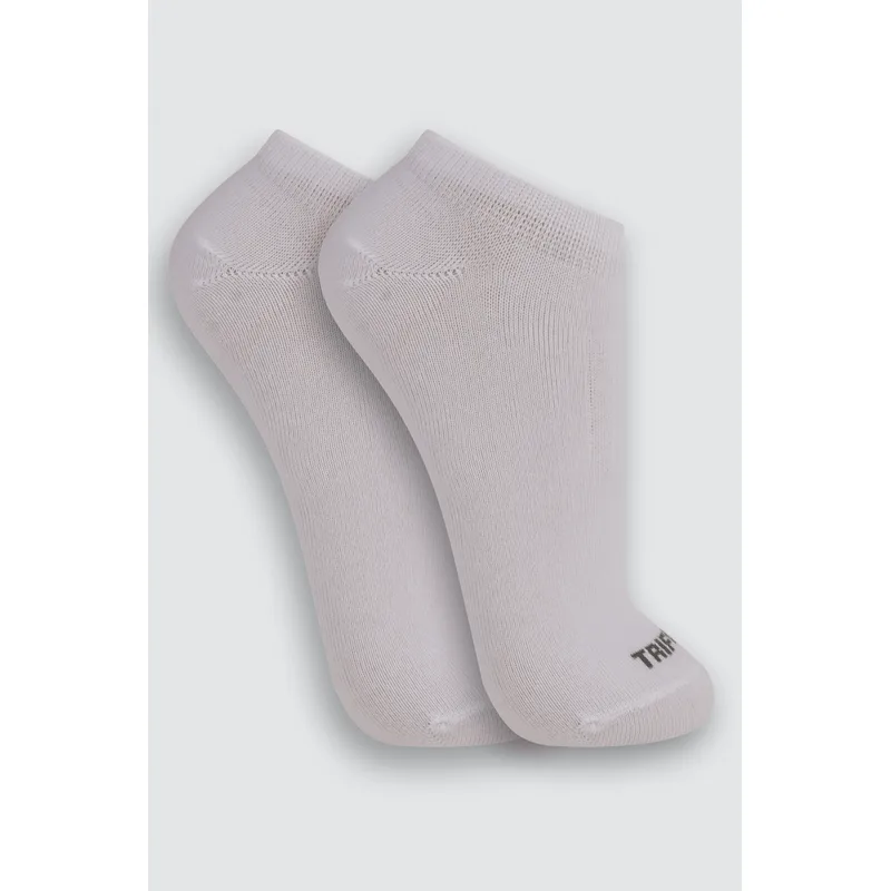 Meia Soquete Invisível Esportiva Tamanho: M | Cor: Branco