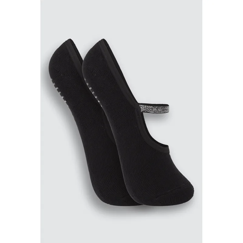 Meia Trifil Sapatilha Pilates Antiderrapante Tamanho: U (35 a 38) | Cor: Preto