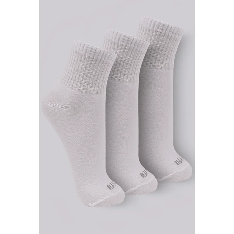 Kit com 3 Meias Trifil Cano Curto Tamanho: M (33 a 38) | Cor: 0900 - SORTIDO