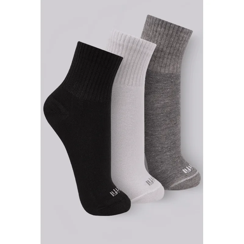 Kit com 3 Meias Trifil Cano Curto Tamanho: M (33 a 38) | Cor: 0901 - SORTIDO