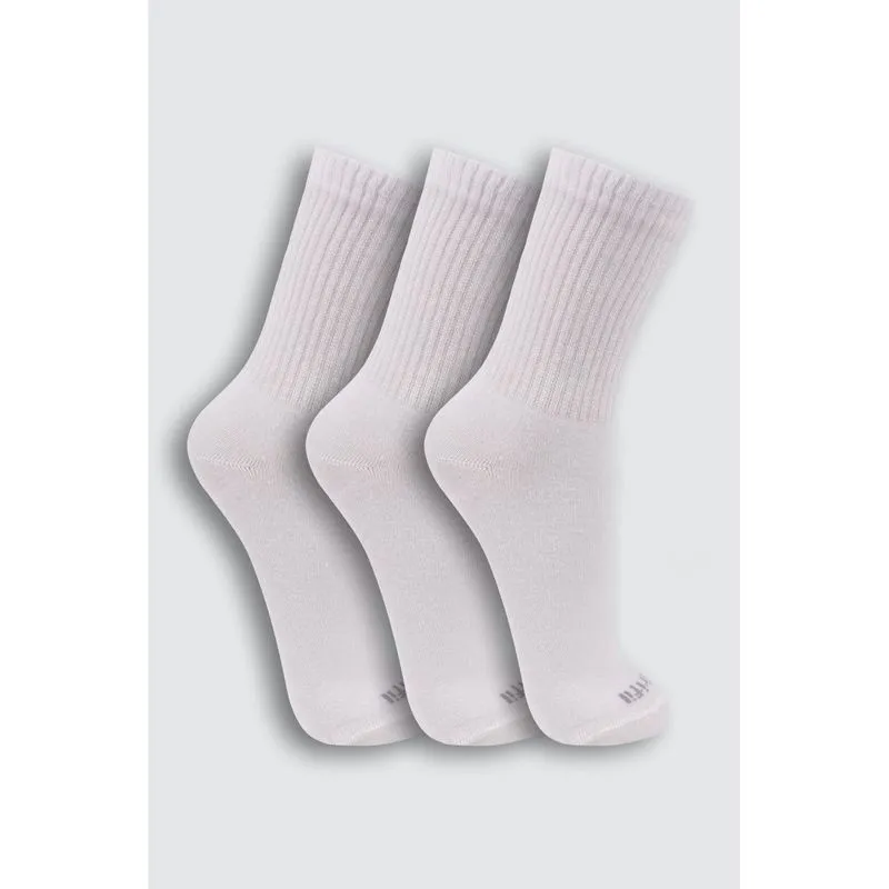 Kit 3 Pares Meia Sport T8012k 33 A 38 Branco - Trifil