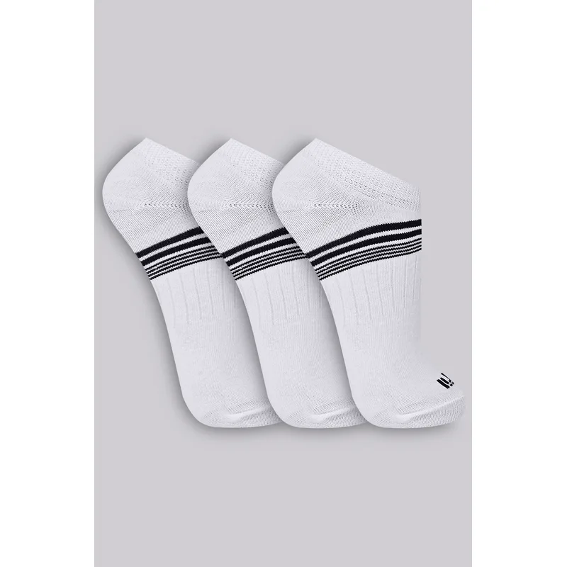 Kit com 3 Meias Trifil Invisível Esportiva Tamanho: G (39 a 44) | Cor: 0900 - SORTIDO