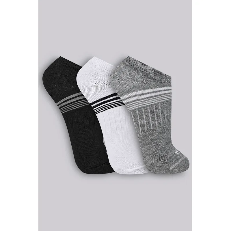 Kit com 3 Meias Trifil Invisível Esportiva Tamanho: G (39 a 44) | Cor: 0901 - SORTIDO