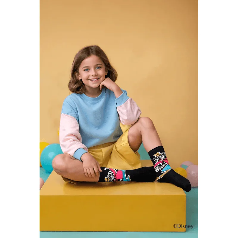 Meia Trifil Cano Longo Disney Tamanho: 30 a 35 | Cor: Preto
