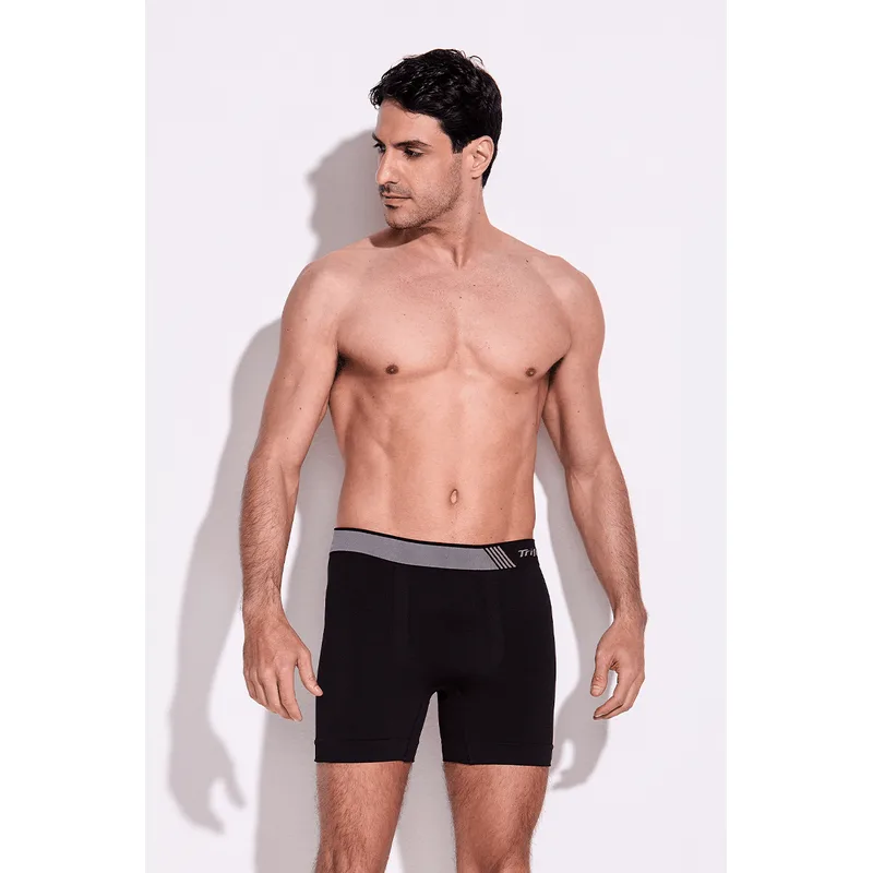 Cueca Trifil Boxer Microfibra Tamanho: G | Cor: Preto