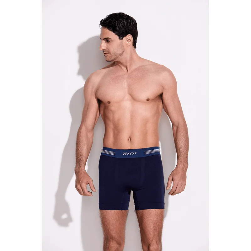 Cueca Trifil Boxer Microfibra Tamanho: G | Cor: Marinho