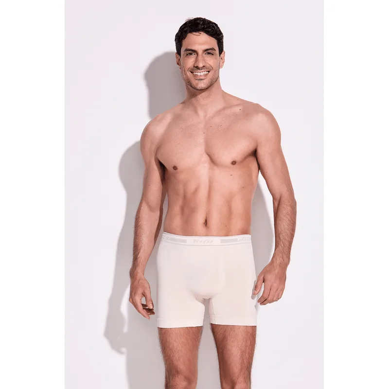 Cueca Trifil Boxer Microfibra Tamanho: P (42) | Cor: Chalk
