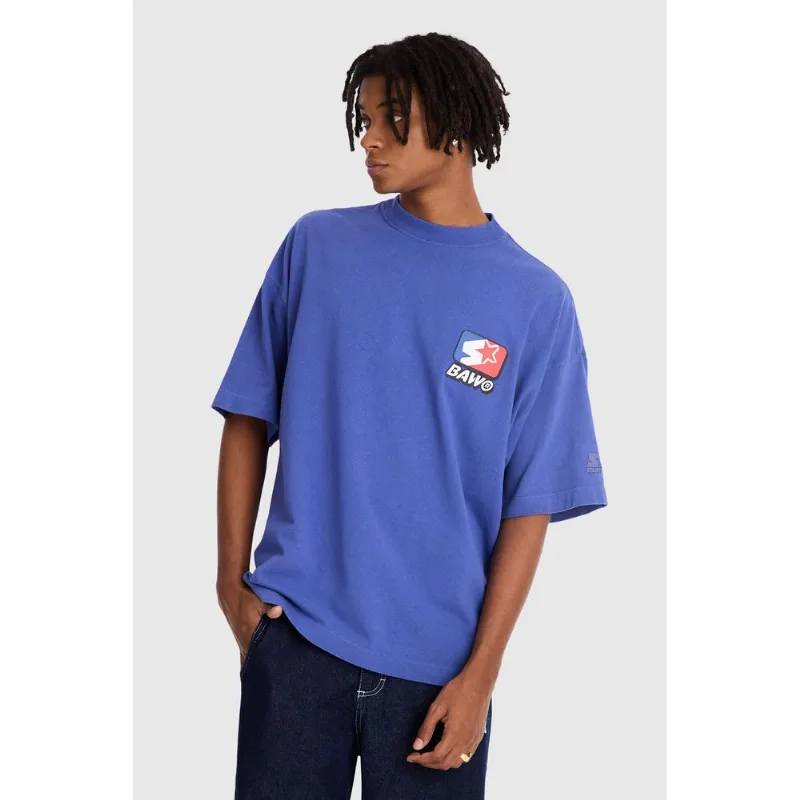 Camiseta Starter New Oversized Collab Baw x Preta - P