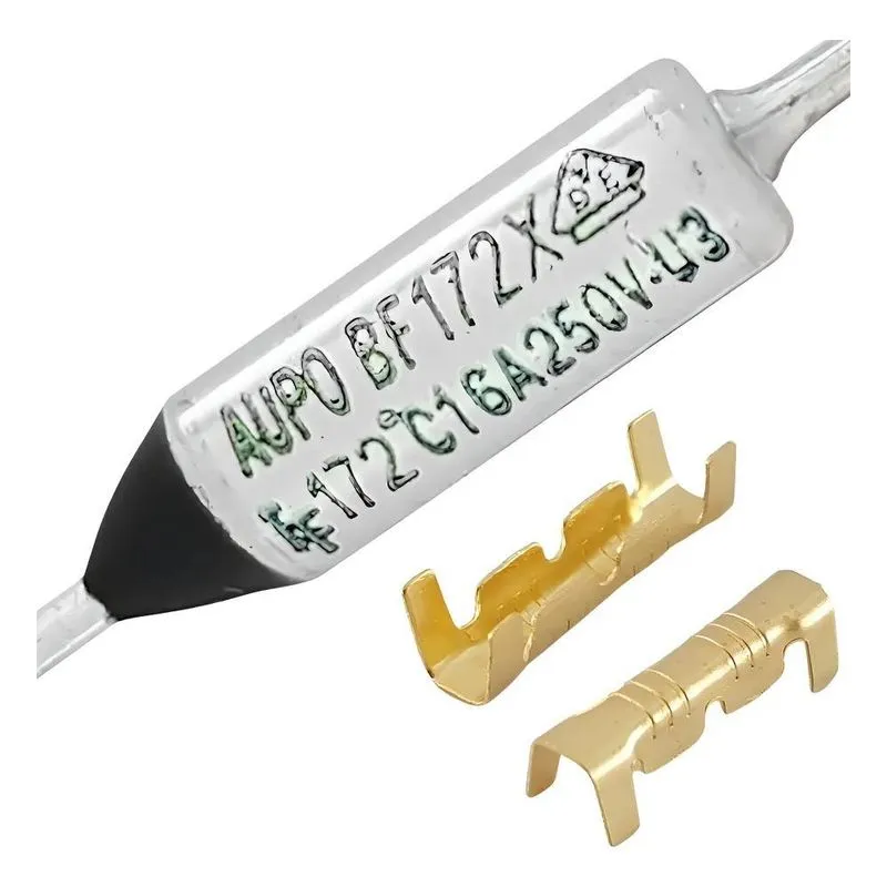Fusível Térmico 172c Graus 16a 250v 3 Pçs + 6 Terminais Luva