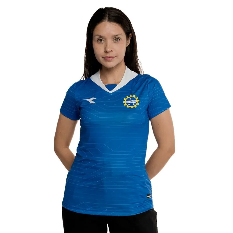 Camisa São José EC I 2026 Diadora Torcedora Com Número 10 Azul Feminina GG
