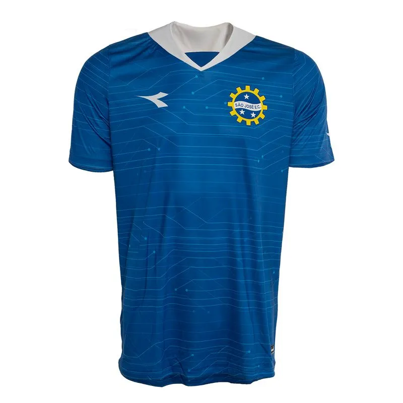 Camisa São José EC I 2026 Diadora Torcedor Com Número 10 Azul Masculina M