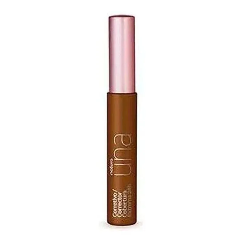 3x Corretivo Facial Natura Una Bastão 8ml - Alta Cobertura