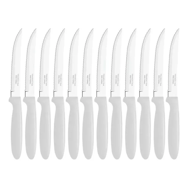 Tramontina Ipanema Faca Para Churrasco 12 Peças Corta C Bran