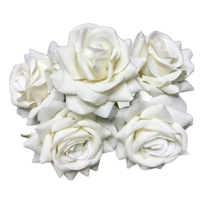 Anel Porta Guardanapo Argola - Flor Branca