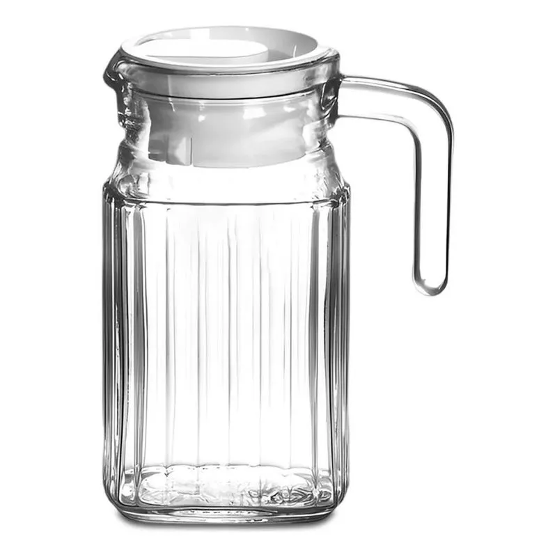 2x Jarra Suco Água Chá Gelado Com Tampa 500ml Cor Transparen