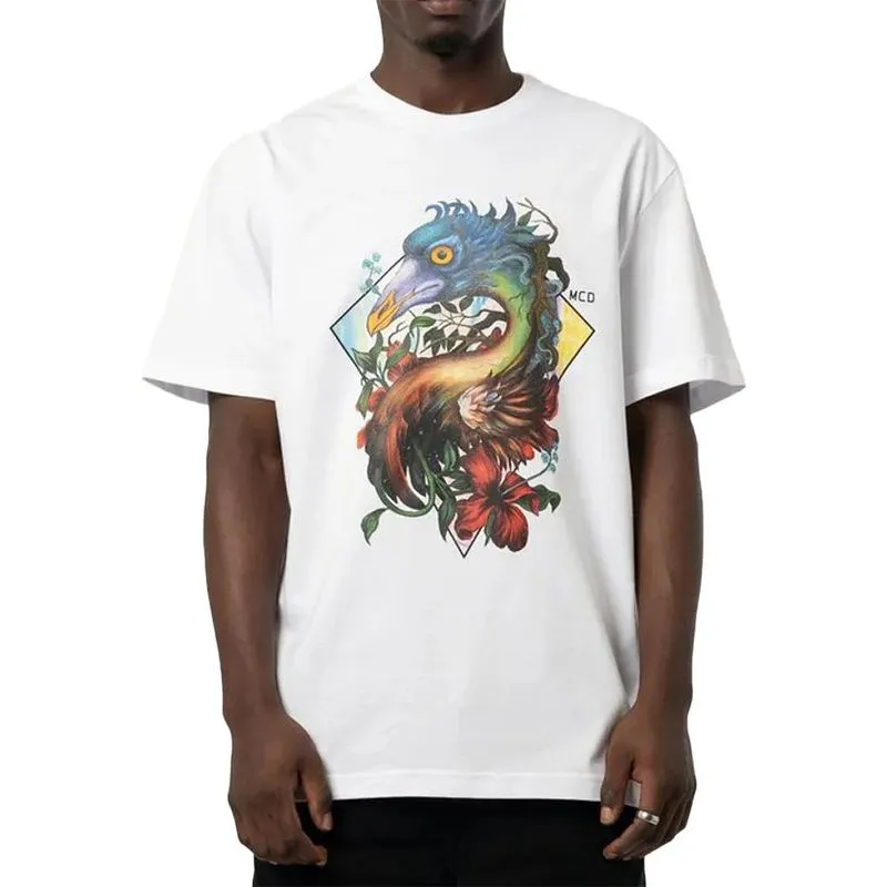Camiseta MCD Espada Pipa Pasaro Bailon SM25 Masculina Branco P / branco
