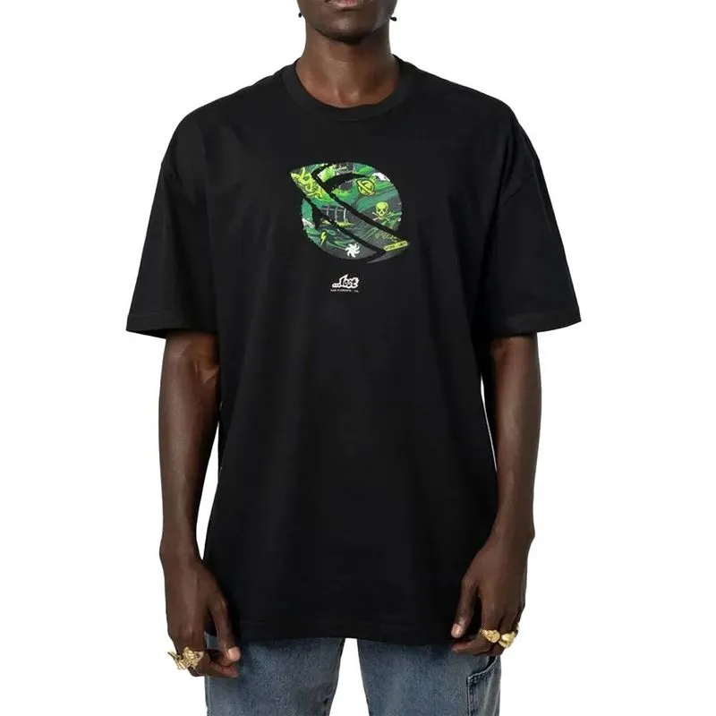 Camiseta Lost Especial Saturn Trash SM25 Masculina Preto GG / preto