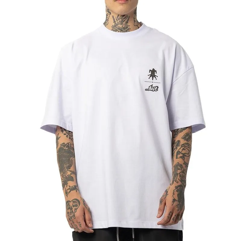 Camiseta Lost Clean Joker WT25 Masculina Branco G / branco