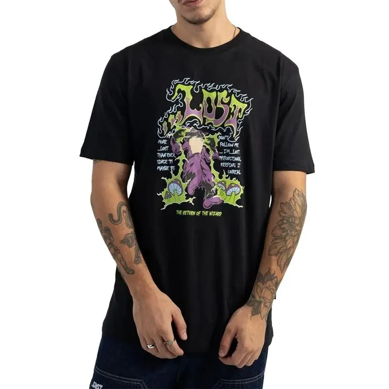 Camiseta Lost Wizards Return SM25 Masculina Preto P / preto