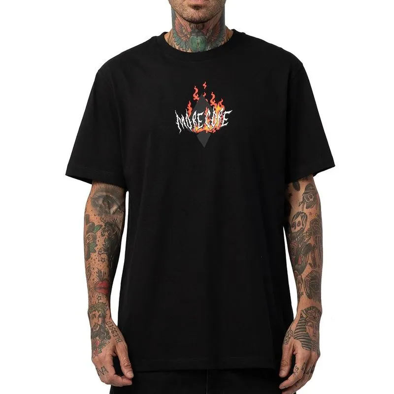 Camiseta MCD Anjo Fogo Morecore WT25 Masculina Preto M / preto