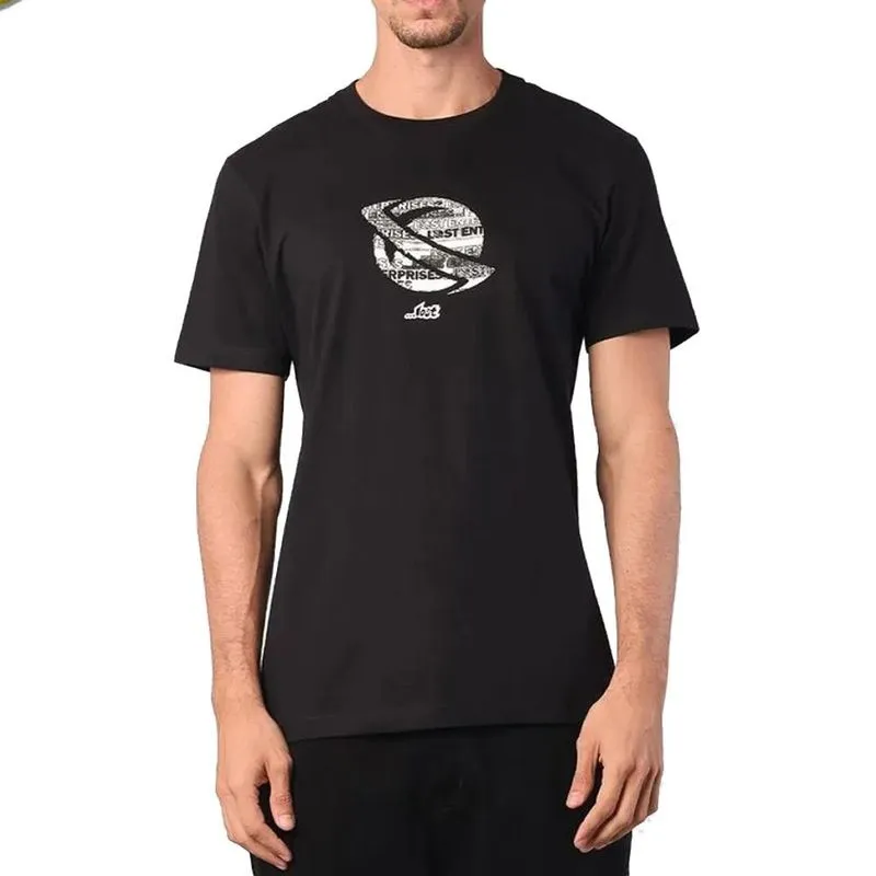 Camiseta Lost Sketch Saturn WT25 Masculina Preto GG / preto
