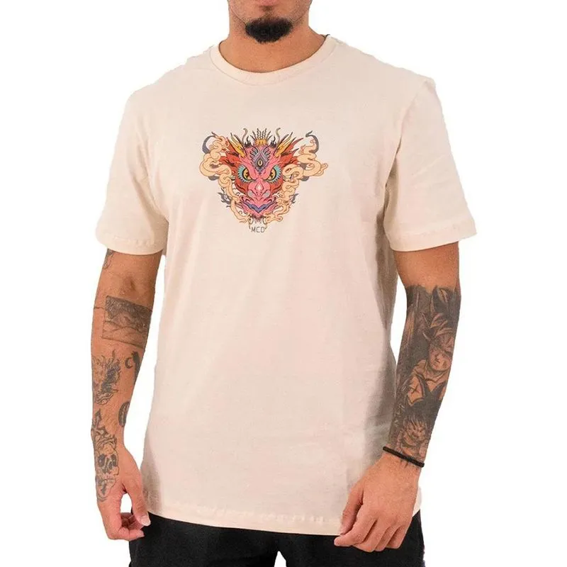 Camiseta MCD Guardião Frente WT25 Masculina Creme Arcanjo G / begê