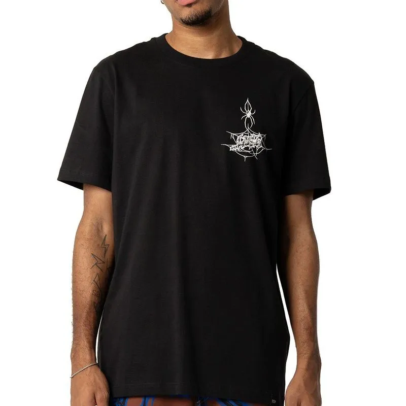 Camiseta Lost Spider Web SM26 Masculina Preto M / preto