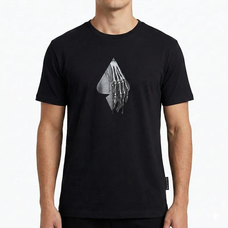 Camiseta MCD Mão Cromada SM26 Masculina Preto GG / preto