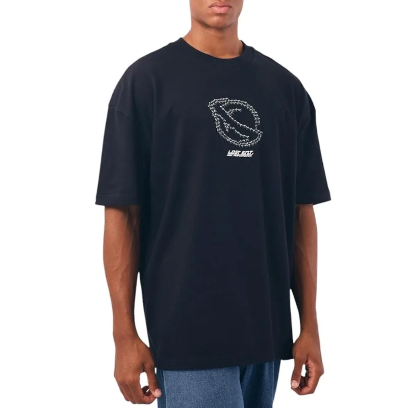 Camiseta Lost Motorcycle Chain Preta