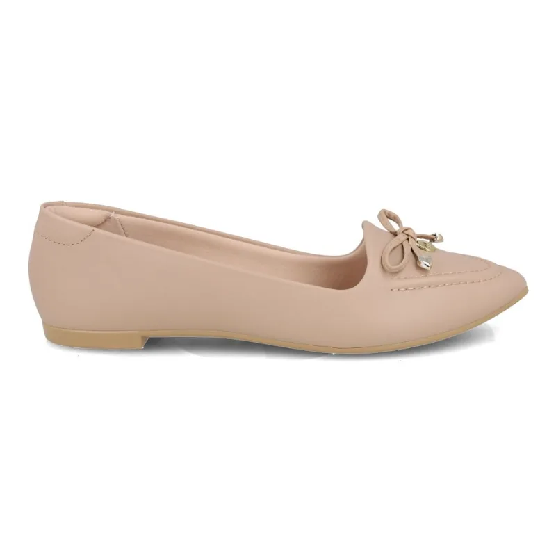 Sapatilha Feminina Casual Moleca Napa Bege 34