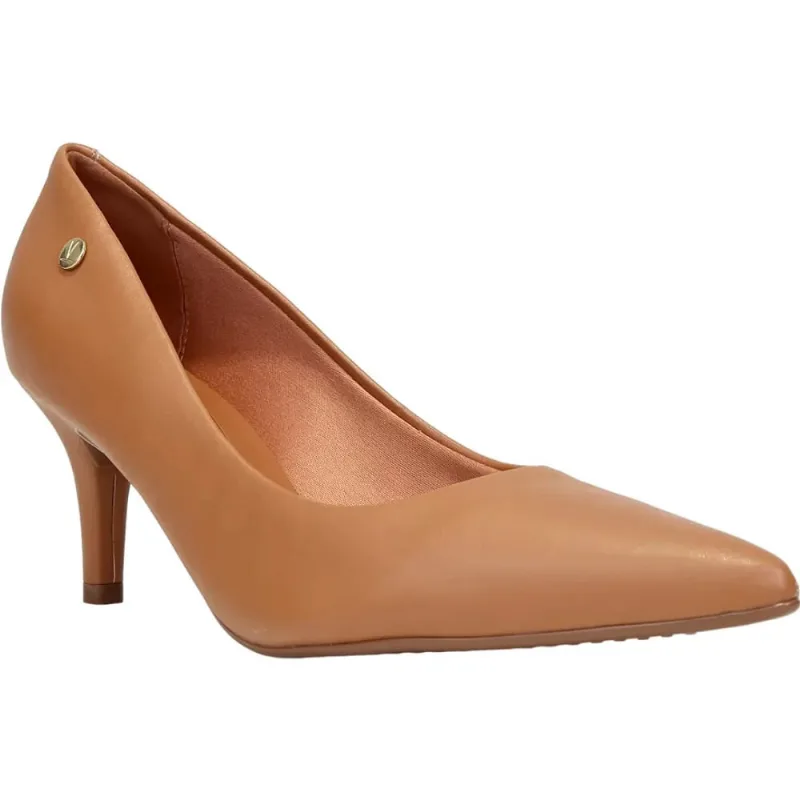 Sapato Scarpin Feminino Vizzano Pelica Camel 1122.828 36 / Marrom
